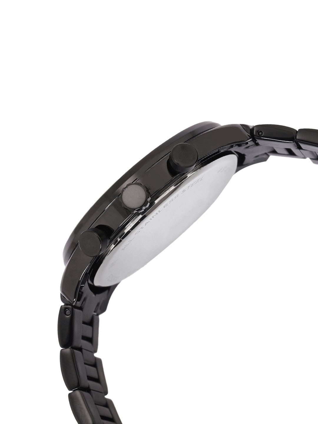 Black Metal & Brown Leather Combo