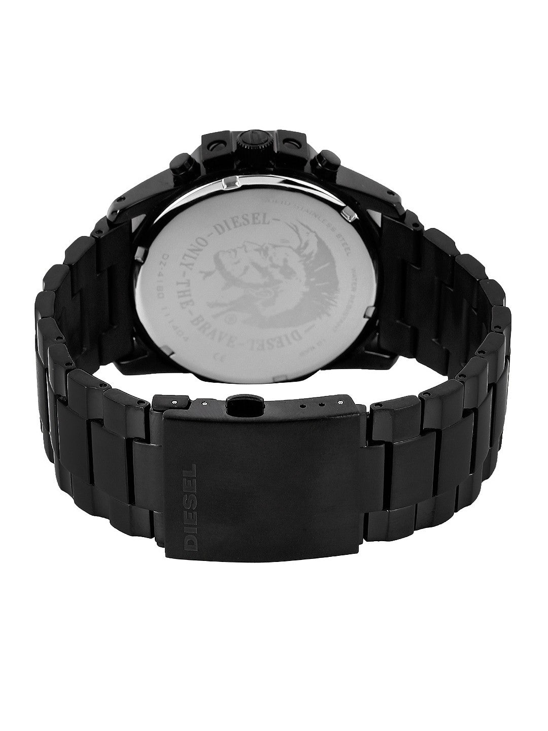 Analog Watch Combo (Brown Leather + Black Metal)