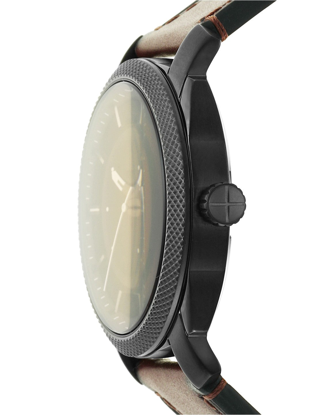 Brown Strap Watch Combo