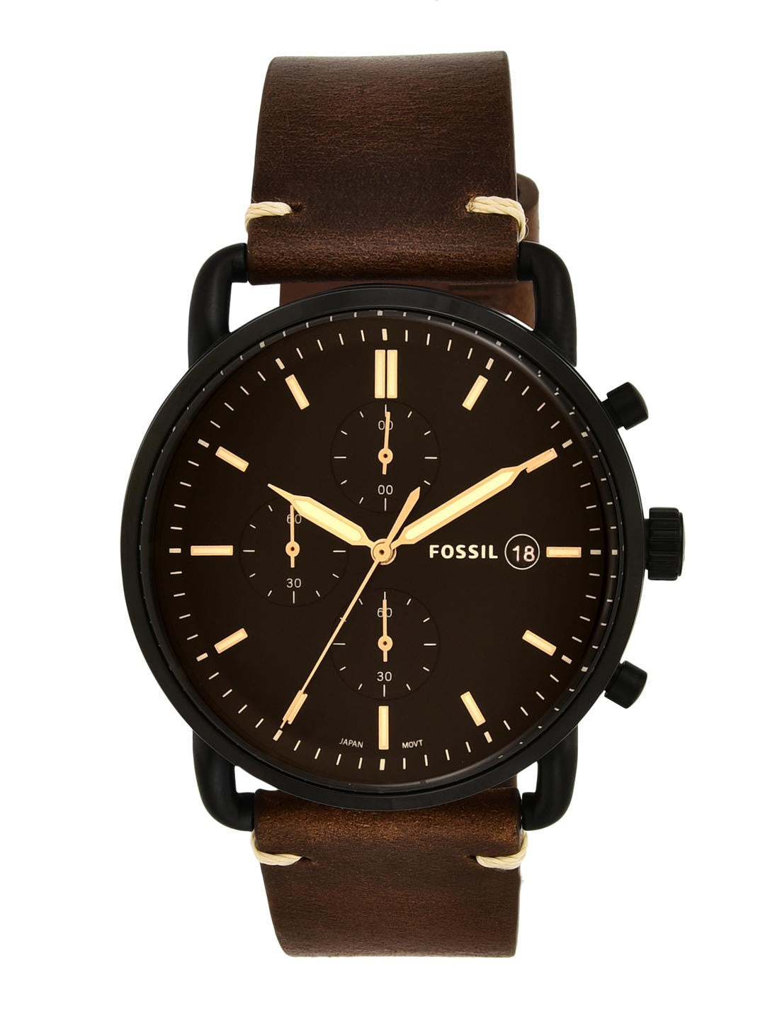 Brown Leather & Silver Metal Combo
