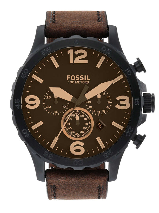 Pack of 2 (Brown + Black Strap)