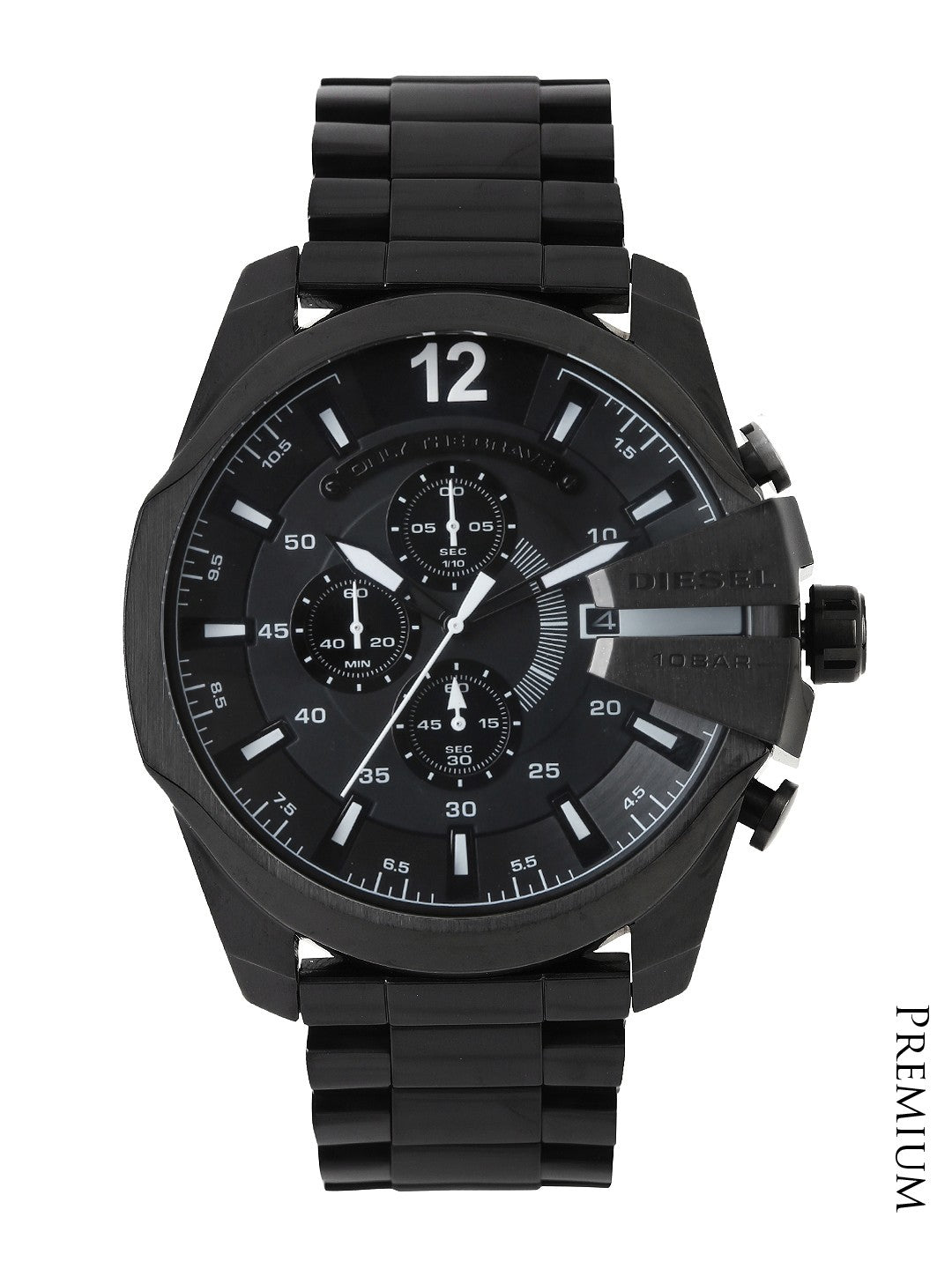 All-Black Metal Watch Combo
