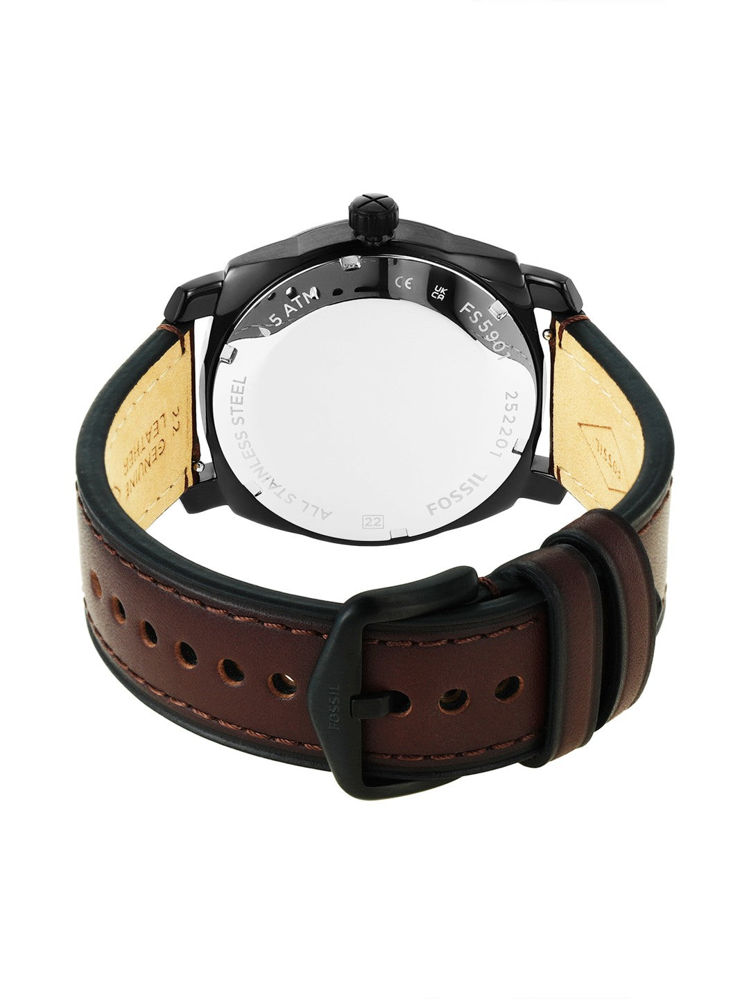 Brown Strap Watch Combo