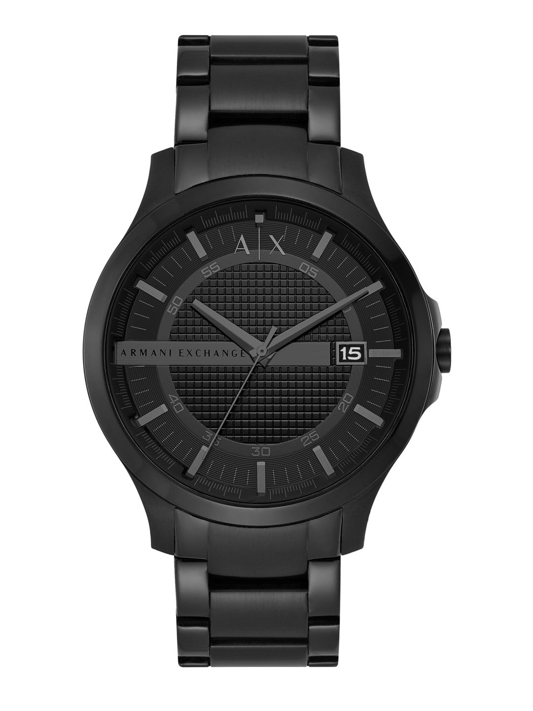 All-Black Metal Watch Combo