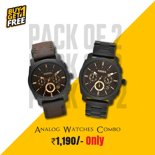 Pack of 2 Analog Watches