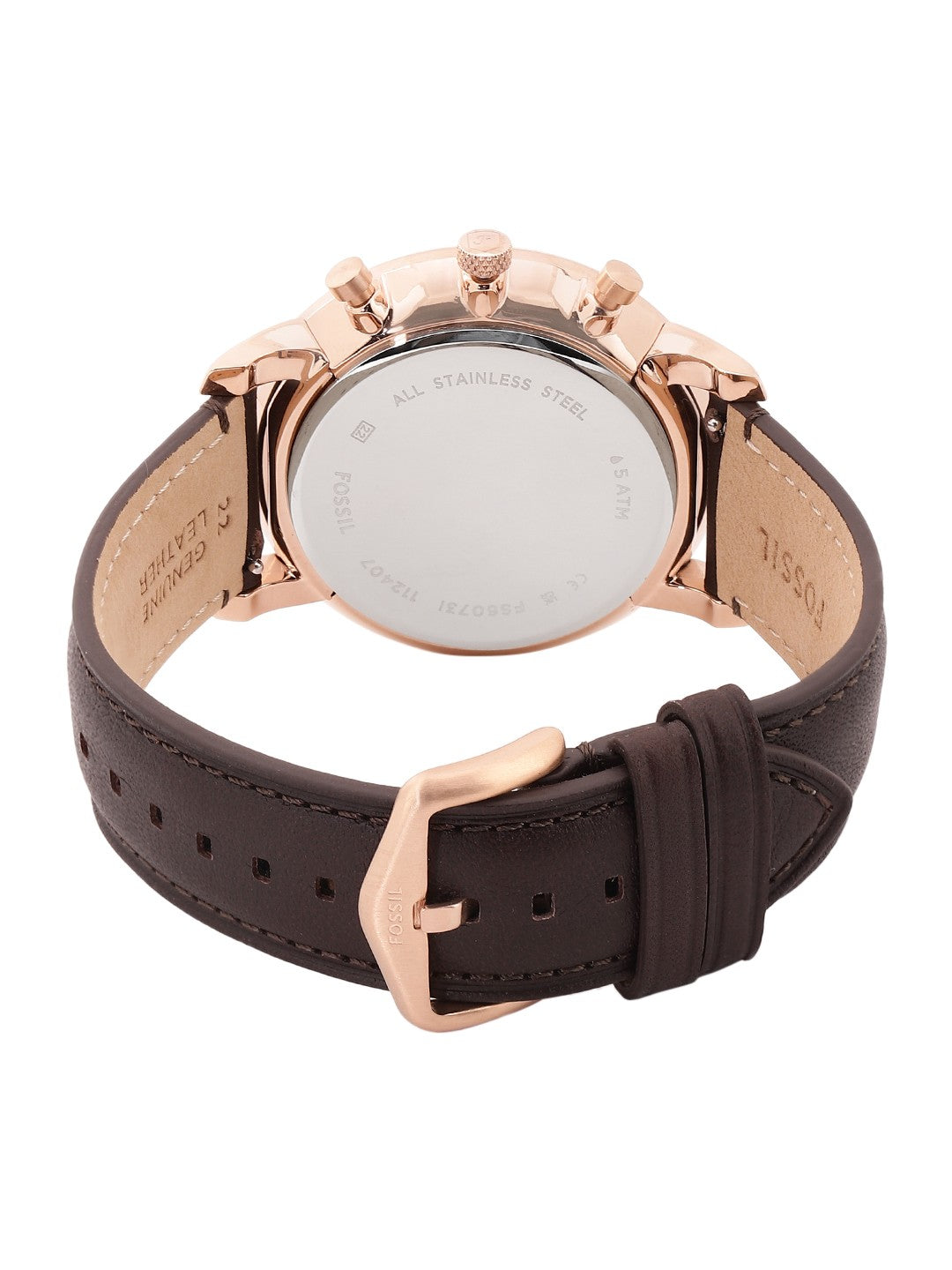 Brown Strap Watch Combo